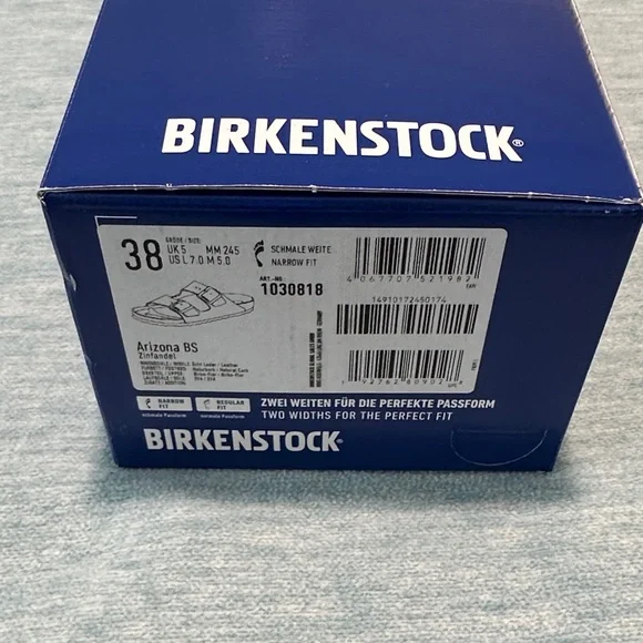 Birkenstock Arizona Sandals - Burgundy - Picture 6 of 7